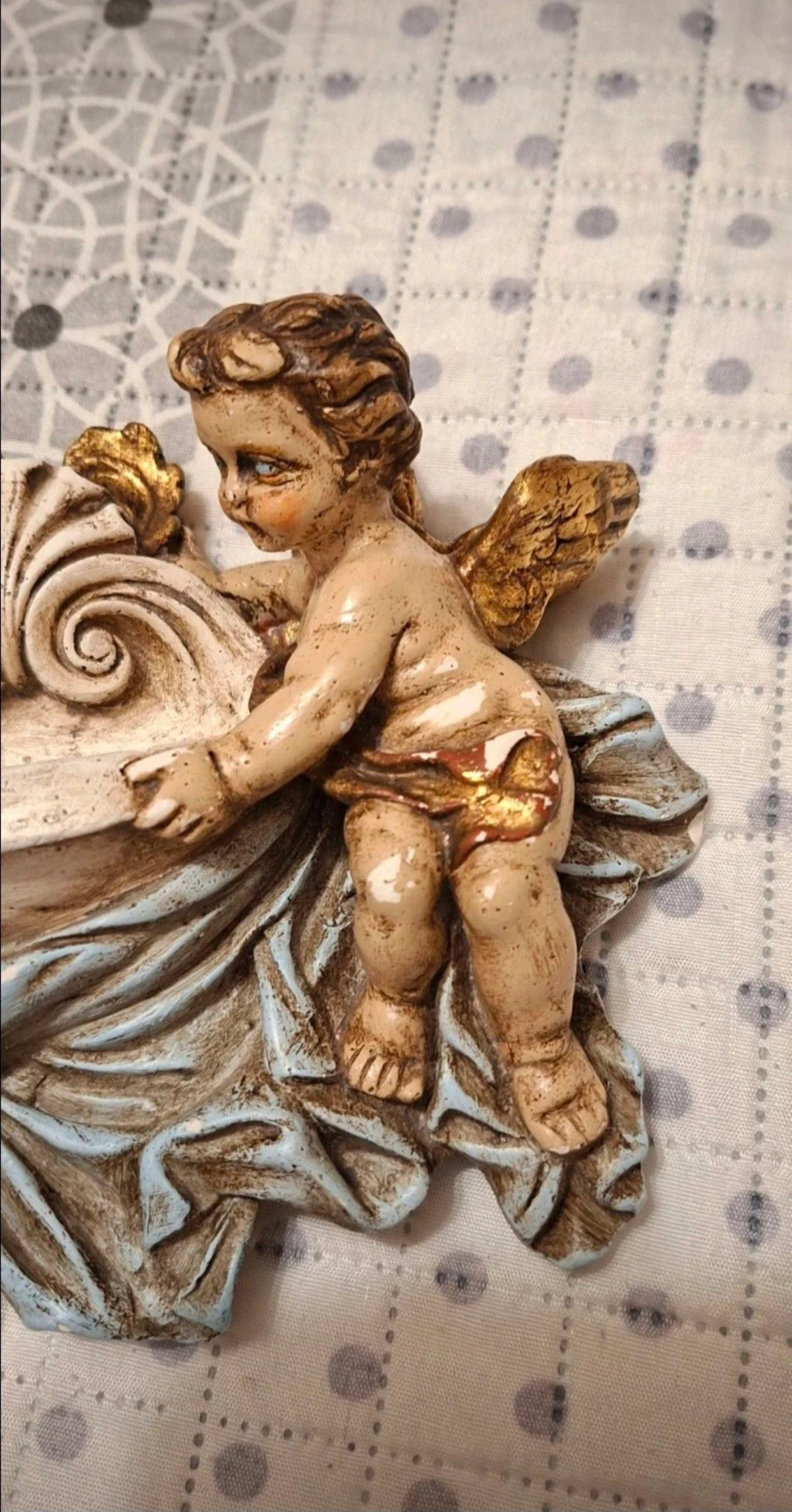 Anges pile baptismale, à accrocher au mur – photo 3
